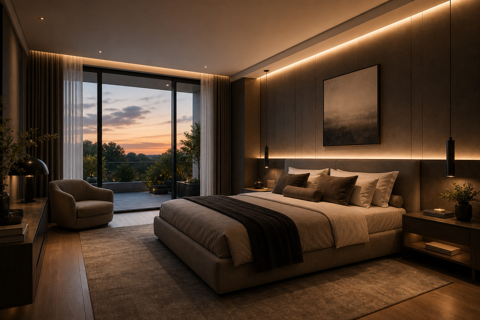 Bedroom interior project