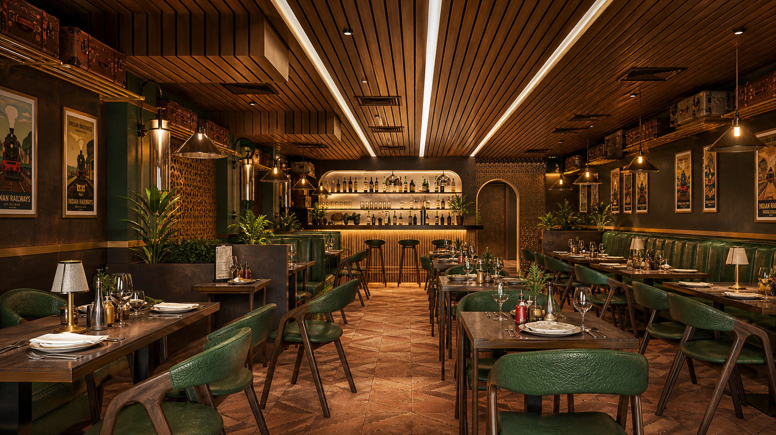 Dakshya Indian Cuisine restaurant interior hero visual